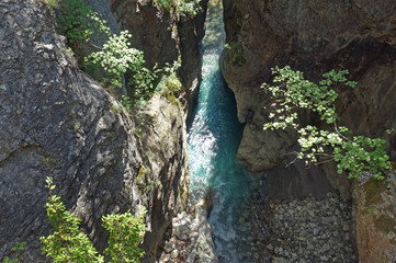 Schlucht im Nationalpark Theth, Nordalbanien