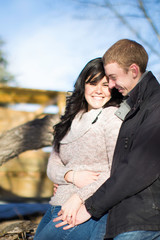 young couple in love