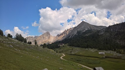 An amazing caption of the mountains in Trentino, with a great views to the dolomites of Brenta in summer days