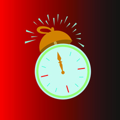 New Year's clock at midnight
