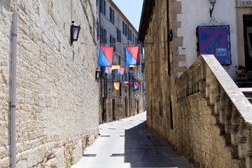 An alley of San Marino / サンマリノのとある路地