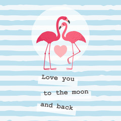 Valentine's Day greeting card template