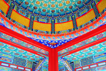 Chinese style painted ceiling