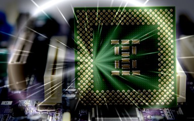 cpu pins and circuit mother board