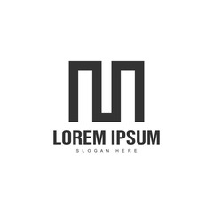 Initial letter logo template. Minimalist letter logo