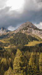 Smartphone HD wallpaper of beautiful alpine view near Saalfelden - Salzburg - Austria