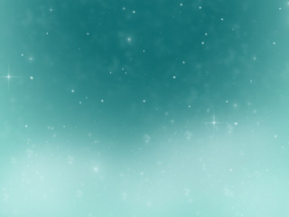 silver stars, light spots on blue background