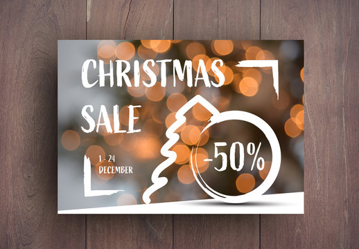 Holiday Sale Card Layout