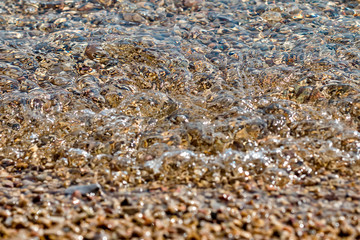 Little stones on the beach