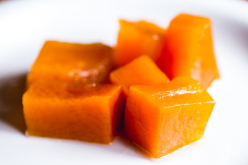 Typical Brazilian pumpkin jam