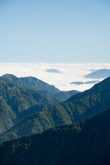 Sea of clouds taken in Tateyama, Toyama. Toyama is one of the important cities in Japan for cultures and business markets.