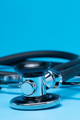 Stethoscope, close-up isolated