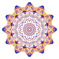 Oriental mandala. Vintage decorative elements. Vector illustration. It is super brilliant vector illustration