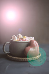 Sweet dessert for st. Valentine