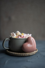 Sweet dessert for st. Valentine