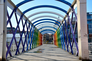 Bridge of several colours 