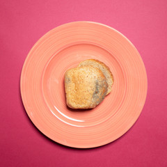 Spoiled moldy bread