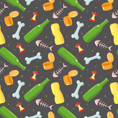 Fun pattern with garbage from our bins