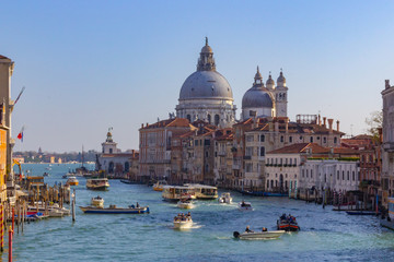 Fototapeta premium Venice, boats and canals