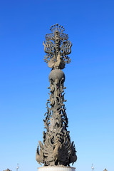 giant sculptures in the square, tangshan city, China