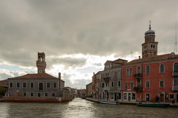Fototapeta na wymiar Murano Island - part of Venice, ancient architecture