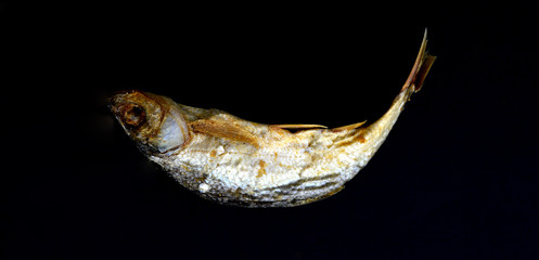 dry fish Alburnus belvica , famous tzironka from Prespa,Macedonia