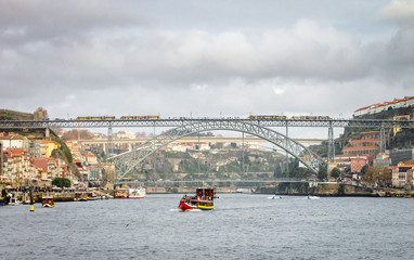 Porto Cityscape on a Cloudy Day