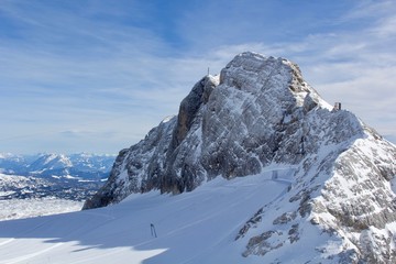 Naklejka na ściany i meble View of the Dachstein Glacier, Austria