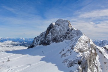 Fototapeta na wymiar View of the Dachstein Glacier, Austria