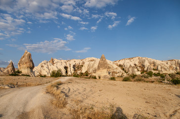 Fototapeta na wymiar the mountains in the valley of Cappadocia