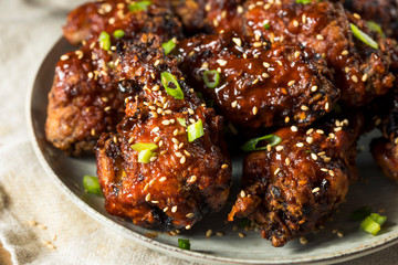 Homemade Spicy Korean Chicken Wings