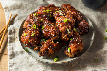 Homemade Spicy Korean Chicken Wings