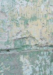 old shabby wall texture background gray turquoise colors. vintage background