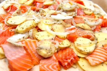 Salmon Puff Pastry Pie