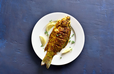 Grilled fish