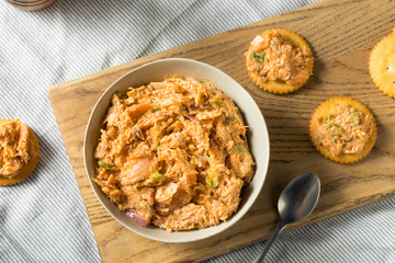Homemade Spicy Cajun Salmon Dip