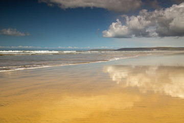 Westward Ho beach in North Devon