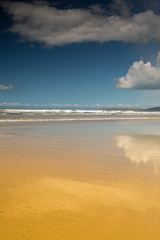Fototapeta na wymiar Beautiful Westward Ho beach in North Devon