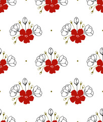 Floral seamless pattern