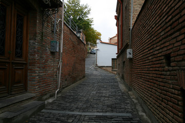 Streets of old Tbilisi, Georgia.