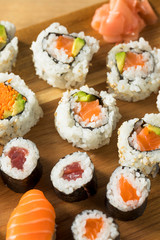 Homemade Huge Sushi Platter
