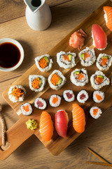 Homemade Huge Sushi Platter