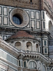 Fototapeta na wymiar Catedral de Santa María de la Flor,en Florencia,obra de Filippo Brunelleschi.