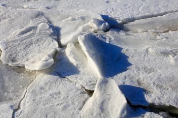 sea ice natural scenery