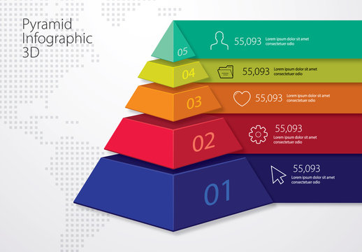 Pyriamid Infographic Layout