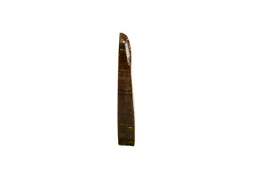 Macro mineral tourmaline stone on white background