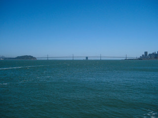 Obraz premium San Francisco City Style with blue sky in awesome and traditional way