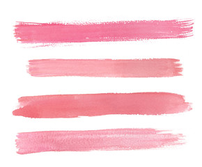 Pink Watercolor Banners