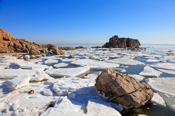 sea ice natural scenery