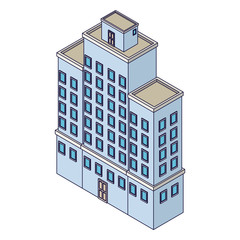 Company building isometric